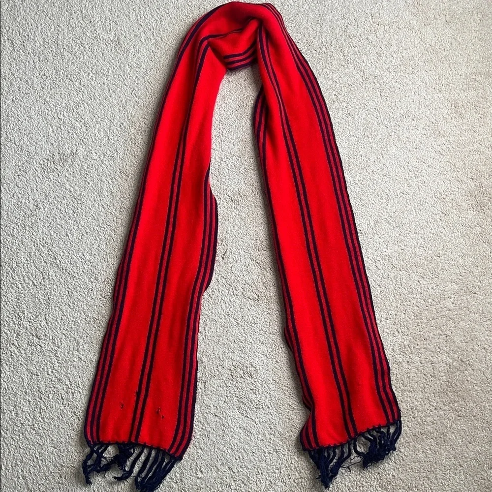 Stylish Red and Blue Reversible Men's Scarf